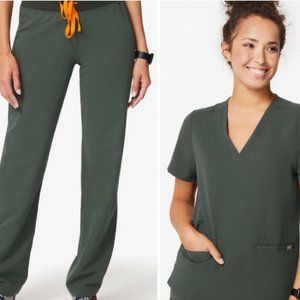 Figs Moss Livingston Pant and Casma Top Set